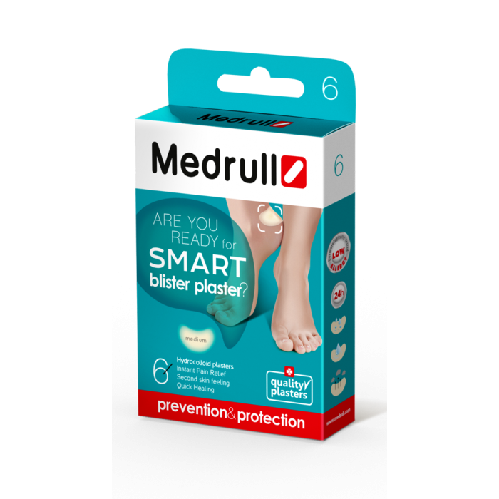 Medrull Smart Blister rakkolaastari M 41 x 62 mm 6 kpl