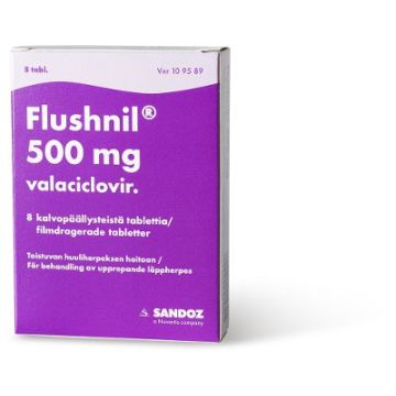 FLUSHNIL tabletti, kalvopäällysteinen 500 mg 8 fol