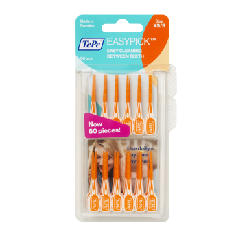 TePe hammastikku EasyPick XS/S oranssi 60 kpl