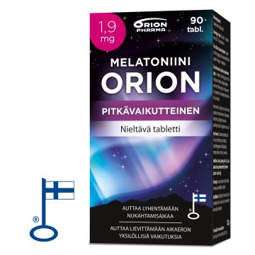 Melatoniini Orion 1,9 mg pitkävaikutteinen 90 tabl