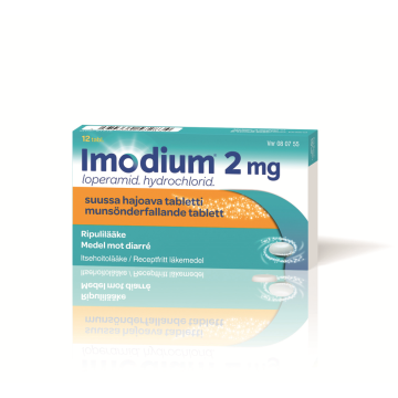 IMODIUM tabletti, suussa hajoava 2 mg 12 fol