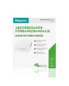 Mepore&#x20;kiinnittyv&#xE4;&#x20;sidos&#x20;6x7cm&#x20;5&#x20;kpl