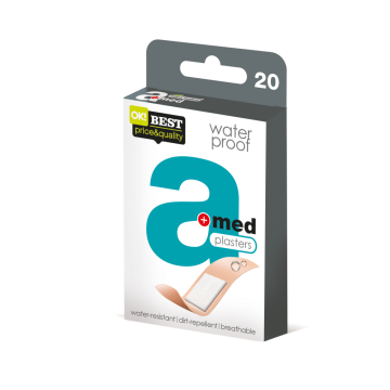 Avanti Medical A-med Waterproof laastari vedenpitävä 20 kpl