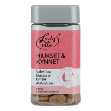 LadyVita Hiukset & Kynnet ravintolisä 90 tabl