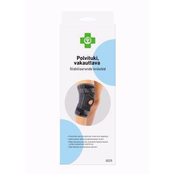 APTEEKKI Polvituki, vakauttava XL musta 1 kpl