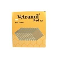 Vetramil Pad hunajaa sis. haavataitos 10x10cm 10 kpl