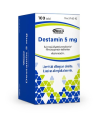 DESTAMIN tabletti, kalvopäällysteinen 5 mg 100 fol