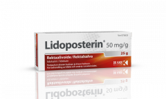 LIDOPOSTERIN rektaalivoide 50 mg/g asetin 25 g